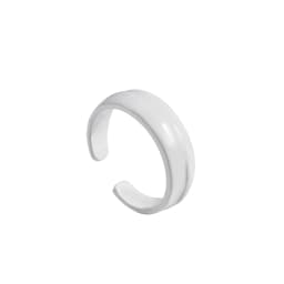 2021 New Trendy Hand-painted Candy Color Dripping Oil Geometric Chain Rings for Women Multicolor Irregular Open Rings Jewelry