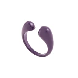2021 New Trendy Hand-painted Candy Color Dripping Oil Geometric Chain Rings for Women Multicolor Irregular Open Rings Jewelry