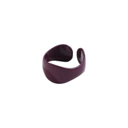 2021 New Trendy Hand-painted Candy Color Dripping Oil Geometric Chain Rings for Women Multicolor Irregular Open Rings Jewelry