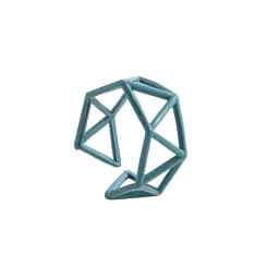 2021 New Trendy Hand-painted Candy Color Dripping Oil Geometric Chain Rings for Women Multicolor Irregular Open Rings Jewelry