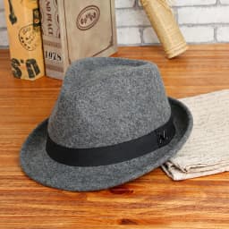Men Winter Thick Warm Felt Fedora Hats Wool Gentleman Jazz Cap Homburg Male Classical Narrow Brim Top Hat
