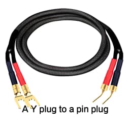 DIYLIVE 5N OFC High-Purity Copper HIFI Speaker Cable for Main Speaker Power Amplifier Side Connection Passive Audio Cable