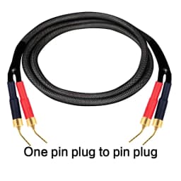 DIYLIVE 5N OFC High-Purity Copper HIFI Speaker Cable for Main Speaker Power Amplifier Side Connection Passive Audio Cable