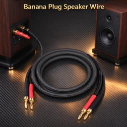 DIYLIVE 5N OFC High-Purity Copper HIFI Speaker Cable for Main Speaker Power Amplifier Side Connection Passive Audio Cable