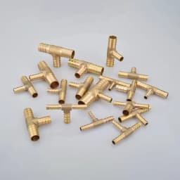 4 5 6 8 10 12 14 16 19mm Equal Reudcing Hose Barb Tee 3 Ways Brass Pipe Fitting Connector Splitter Coupler Adapter Water Gas Oil