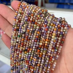 Natural Zircon Beads 2 3 4mm Tiny Stone Loose Spacer Bead For Necklace Bracelets Accessories Jewelry Making 15.5" Strand