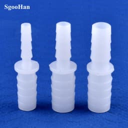 5~200pcs 4~12mm To 2.4~9mm White PE Pagoda Reducing Direct Connectors Aquarium Tank Air Pump Adapter Micro Irrigation Hose Joint