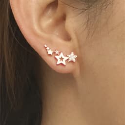 New Imitation Pearl Stud Earrings for Women Geometric Crystal Zircon Stars Earring Birthday Party Banquet Jewelry