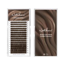 NATUHANA Bottom Eyelash Extension Individual Natural Soft Under Eyelashes J Curl 5-8 Mix Synthetic Mink Lower Lashes for Makeup