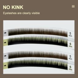 NATUHANA Bottom Eyelash Extension Individual Natural Soft Under Eyelashes J Curl 5-8 Mix Synthetic Mink Lower Lashes for Makeup