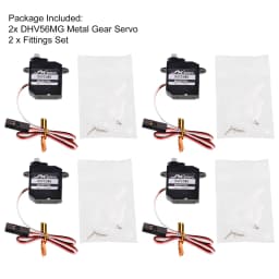 Hot Sale JX Servo DHV56MG Digital Coreless 1.2kg 0.10sec Metal Gear HV 5.6g DS Servo For RC Car Robot Airplane Aircraft Drone