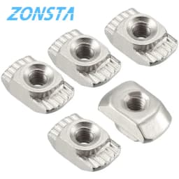 Slide T Nut M3 M4 M5 M6 M8 Aluminium Profile Fastener Connector T-Nuts 3D Printer Sliding Nut Hammer Head Slot Nut 20 30 40 EU