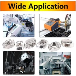 Slide T Nut M3 M4 M5 M6 M8 Aluminium Profile Fastener Connector T-Nuts 3D Printer Sliding Nut Hammer Head Slot Nut 20 30 40 EU