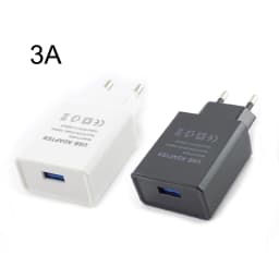 5V 1A 2A 3A Travel USB Adapter Phone Charger Power Supply Adapter Wall Desktop Charging Power Bank EU/US/AU Plug N11 Black White