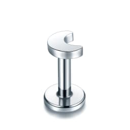 1Pc Stainless Steel Snake Bites Piercing Earring Moon Lightning Tragus Labret Pircing Medusa Conch Cartilage Helix Nariz Jewelry