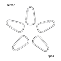 Alloy Carabiner Camping Hiking Hook Safety Aluminum D-Ring Key Chain Clip Keyring Snap Hook Outdoor Travel Kit High Quality