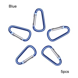 Alloy Carabiner Camping Hiking Hook Safety Aluminum D-Ring Key Chain Clip Keyring Snap Hook Outdoor Travel Kit High Quality