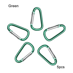 Alloy Carabiner Camping Hiking Hook Safety Aluminum D-Ring Key Chain Clip Keyring Snap Hook Outdoor Travel Kit High Quality