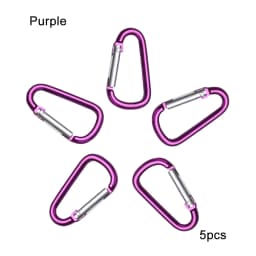 Alloy Carabiner Camping Hiking Hook Safety Aluminum D-Ring Key Chain Clip Keyring Snap Hook Outdoor Travel Kit High Quality