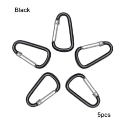 Alloy Carabiner Camping Hiking Hook Safety Aluminum D-Ring Key Chain Clip Keyring Snap Hook Outdoor Travel Kit High Quality