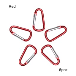 Alloy Carabiner Camping Hiking Hook Safety Aluminum D-Ring Key Chain Clip Keyring Snap Hook Outdoor Travel Kit High Quality
