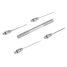 5-in-1 Carp Strong Fishing Rigging Bait Needle Kit Tool Set Bait Drill Stringer Needle with Nonslip Alloy Handle Fish Tools