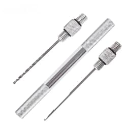 5-in-1 Carp Strong Fishing Rigging Bait Needle Kit Tool Set Bait Drill Stringer Needle with Nonslip Alloy Handle Fish Tools