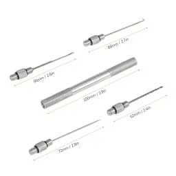 5-in-1 Carp Strong Fishing Rigging Bait Needle Kit Tool Set Bait Drill Stringer Needle with Nonslip Alloy Handle Fish Tools
