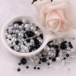 150pcs Mix 3-8mm Colorful Pearls Beads Imitation Plastic Beads for Needdlework Jewelry Making DIY Beacelet Necklace Findings