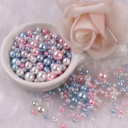 150pcs Mix 3-8mm Colorful Pearls Beads Imitation Plastic Beads for Needdlework Jewelry Making DIY Beacelet Necklace Findings