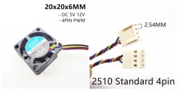 NEW Hydraulic Bearings 2006 5v 12v 2CM 20MM fan 20*20*6MM Cooling Fan Ultrathin Fan Mini Laptop Fan 3wire