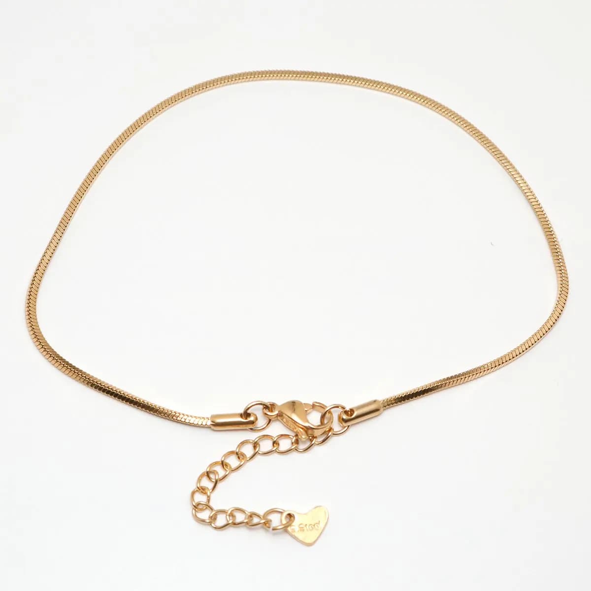 Fashion 304 Stainless Steel Anklet Gold Color Chain Anklet For Women Foot Bracelets Leg Chain Jewelry Accessories Gifts ,1 Piece