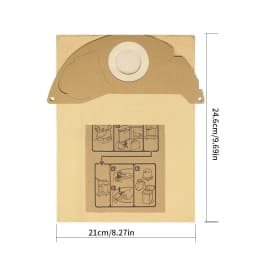 Paper Dust Bags For Karcher WD2 MV2 WD2200 WD2250 A2004 A2054 A2000 A2074 A2236 SE2001 SE5100 SE6100 Vacuum Cleaner 6.904-322.0