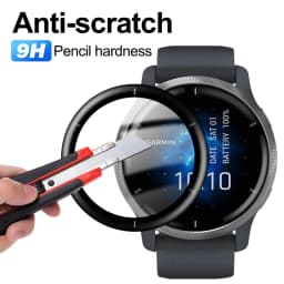 5D Soft Fibre Glass Protective Film For Garmin Venu 2 / Venu 2S Full Curved Cover Screen Protector for Smart Watch Accessories