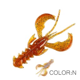 Supercontinent CRAZY 65mm/40mm Lobster Soft Lure Fishing Lures Attractive Shrimp odor salt Wobbler