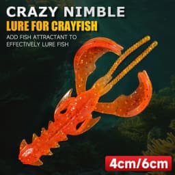 Supercontinent CRAZY 65mm/40mm Lobster Soft Lure Fishing Lures Attractive Shrimp odor salt Wobbler
