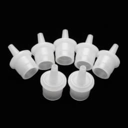 20Pcs Eyelash Glue Bottle Plug Adhesive Cup Nozzle Adhesive Holder Stopper Individual Eyelashes False Lash Extension Tools
