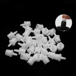 20Pcs Eyelash Glue Bottle Plug Adhesive Cup Nozzle Adhesive Holder Stopper Individual Eyelashes False Lash Extension Tools