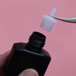 20Pcs Eyelash Glue Bottle Plug Adhesive Cup Nozzle Adhesive Holder Stopper Individual Eyelashes False Lash Extension Tools