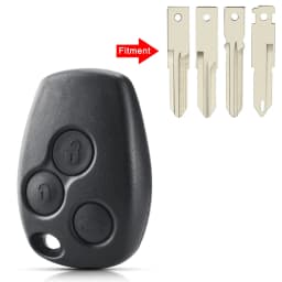 KEYYOU For Renault Car Key Case For Renault Megane Modus Espace Laguna Duster Logan Sandero Fluence Clio Kango