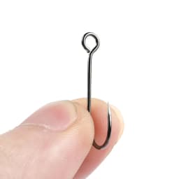 Supercontinent Barb Hook Fishing hook big ring Carbon Steel Single Hooks tackle Worm Hooks With big eyes Ring 20pcs