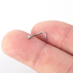10pcs Stainless Steel Nose Stud Set Nose Piercing Set Nose Ring Nariz Bone Studs Screws for Man Women Nostril Body Jewelry 20G