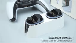 PS5 Controller Charging Dock Station 5V 2A Fast DualSense Joystick Charger With LED Breathing Light For for Playstation 5 Gampad