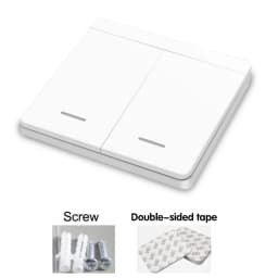 WIFI Mini switch Tuya Smart Life APP Push Button Light Switch RF 433Mhz Wall Panel DIY Relay Module Timer Google Home Alexa