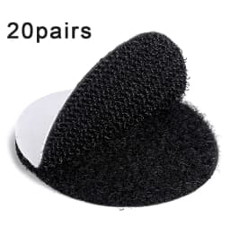 5-20pcs 8cm Black Strong Self Adhesive Fastener Dots Stickers Sofa Mat Carpet Anti Slip Temperature Resistance Hook loop