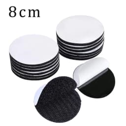 5-20pcs 8cm Black Strong Self Adhesive Fastener Dots Stickers Sofa Mat Carpet Anti Slip Temperature Resistance Hook loop