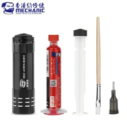 MECHANIC UV Photosensitive Solder Mask Ink BGA PCB Circuit Board Paint Soldering Paste Oil Insulating Prevent Corrosive Arcing