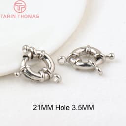 (2751)6PCS 11.5MM 13MM 15MM 21MM 24K Gold Color Brass 2 Holes Charms Bracelet Connector High Quality Diy Jewelry Accessories