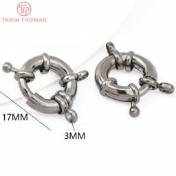 (2751)6PCS 11.5MM 13MM 15MM 21MM 24K Gold Color Brass 2 Holes Charms Bracelet Connector High Quality Diy Jewelry Accessories