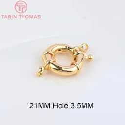 (2751)6PCS 11.5MM 13MM 15MM 21MM 24K Gold Color Brass 2 Holes Charms Bracelet Connector High Quality Diy Jewelry Accessories
